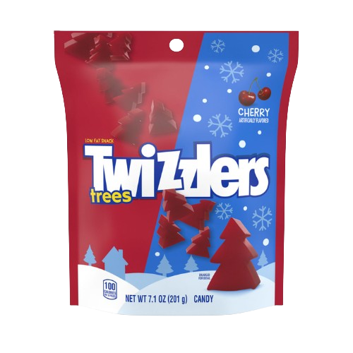 Twizzlers Trees Cherry 7.1 oz. Bag - Visit www.allcitycandy.com for great candy, service and delicious treats! 