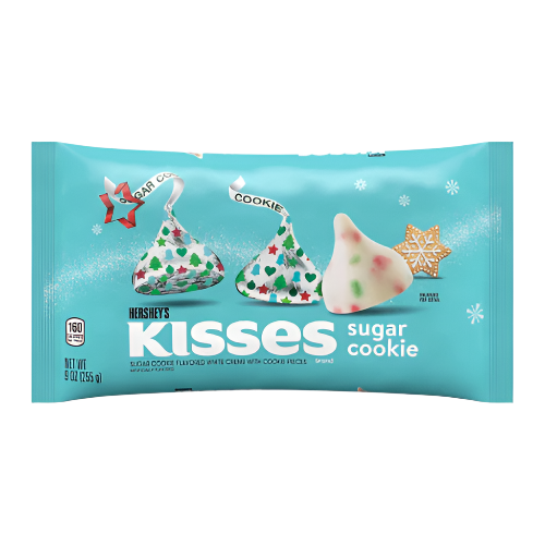 Hershey's Kisses Sugar Cookie 9 oz. Bag - Visit www.allcitycandy.com for great candy, service and delicious treats! 