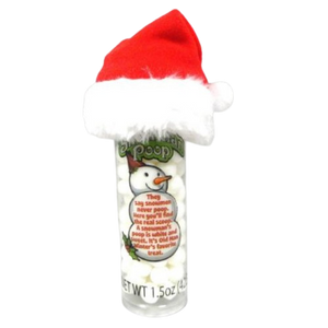 Snowman Poop Candy with Hat 1.5 oz. Tube - Visit www.allcitycandy.com for great candy, service and delicious treats!