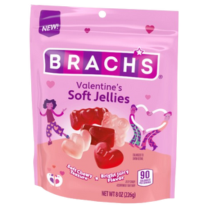 Brach's Valentine's Soft Jellies 8 oz. Bag - Visit www.allcitycandy.com for great candy, service and delicious treats!