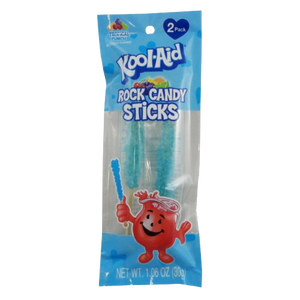 Kool-Aid Valentine's Rock Candy 2 pack Tropical Punch 1.06 oz. Bag - Visit www.allcitycandy.com for great candy, service and delicious treats!