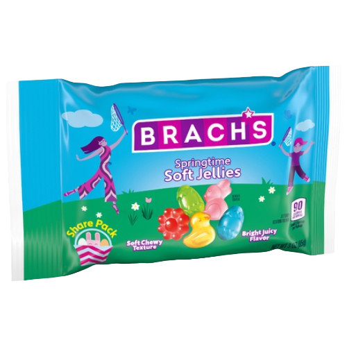 Brach's Springtime Soft Jellies 3 oz. Bag - Visit www.allcitycandy.com for great candy, service and delicious treats!