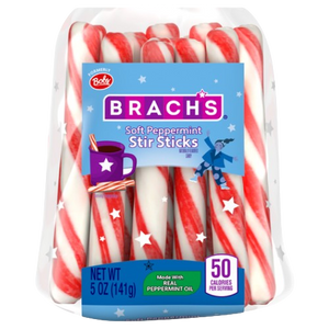 Brach's Soft Peppermint Stick 5 oz. Bag - Visit www.allcitycandy.com for great candy, service and delicious treats!