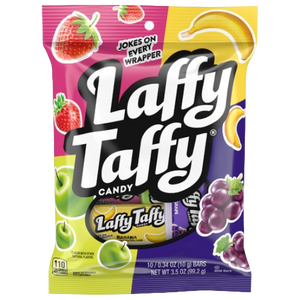 Laffy Taffy Assorted Mini Bars 3.5 oz. Bag - Visit www.allcitycandy.com for great candy, service and delicious treats!