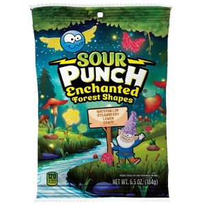 Sour Punch Enchanted Forest Shapes 6.5 oz. Bag - Visit www.allcitycandy.com for great candy, service and delicious treats!