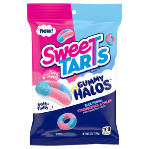 Sweet Tarts Gummy Halos 6 oz. Bag - Visit www.allcitycandy.com for great candy, service and delicious treats!