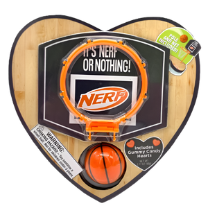 Frankford Nerf Basketball Heart with Gummy Candy 3.17 oz. Box - Visit www.allcitycandy.com for great candy, service and delicious treats!