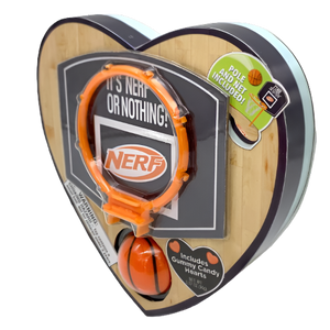 Frankford Nerf Basketball Heart with Gummy Candy 3.17 oz. Box - Visit www.allcitycandy.com for great candy, service and delicious treats!