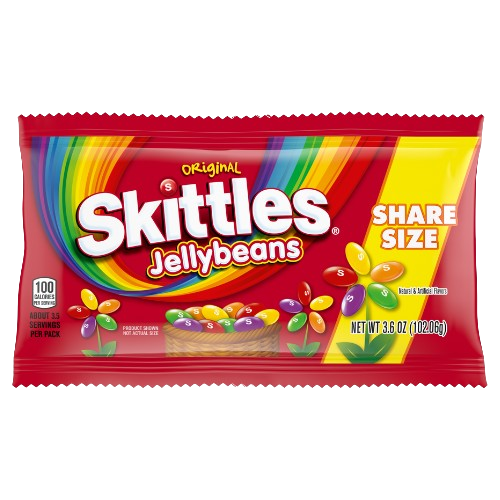 Skittles Original Jelly Beans 3.6 oz. Bag - Visit www.allcitycandy.com for great candy and delicious treats!