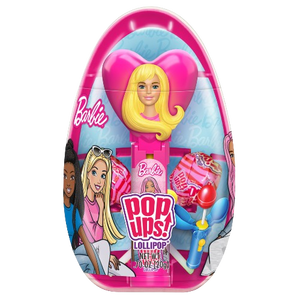 Barbie Pop Ups! Lollipop Jumbo Egg 0.7 oz - Visit www.allcitycandy.com for great candy and delicious treats!