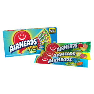 Airheads Sour Mini Bars Theater Box 3.3 oz. - Visit www.allcitycandy.com for great candy and delicious treats!