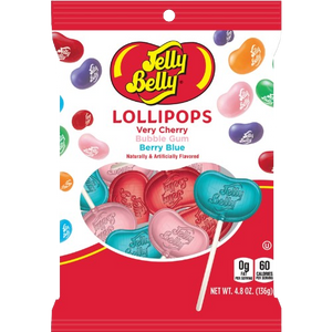 Jelly Belly Lollipops 4.8 oz. Bag - Visit www.allcitycandy.com for great candy and delicious treats!