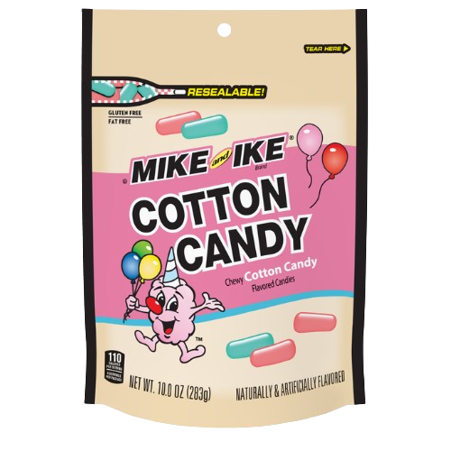 Mike and Ike Cotton Candy 10 oz. Bag