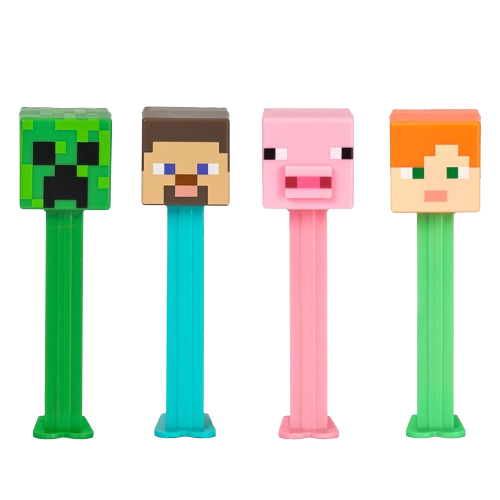 PEZ - Minecraft Assortment - 1 Piece Blister Pack - Visit www.allcitycandy.com for great candy and delicious treats!