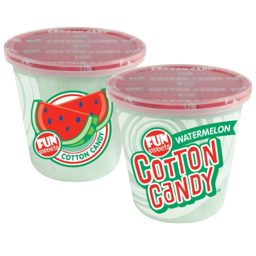 Fun Sweets Watermelon Cotton Candy 1.5 oz. Tub