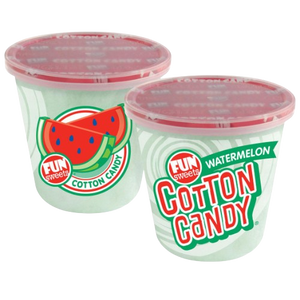 Fun Sweets Watermelon Cotton Candy 1.5 oz. Tub