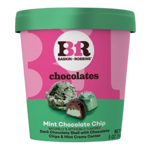 Frankford Baskin Robbins Mint Chocolate Chip 5 oz. Tub - Visit www.allcitycandy.com for great candy and delicious treats!