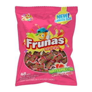 Albert's Frunas Watermelon 48 count 27.08 oz. Bag - Visit www.allcitycandy.com for great candy and delicious treats!