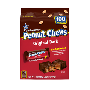 Goldenberg's Peanut Chews 100 count 32 oz. Bag - Visit www.allcitycandy.com for great candy and delicious treats!