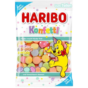 Haribo Konfetti Party Edition Gummy Candy 160 g Bag
