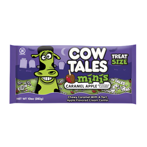 Cow Tales Minis Halloween Caramel Apple 10 oz. Bag - Visit www.allcitycandy.com for great candy and delicious treats!