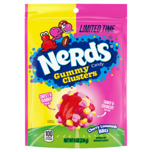 Nerds Gummy Clusters Cherry Lemonade Blitz 8 oz. Bag - Discover www.allcitycandy.com
 for bulk candy, chocolates, gummies & seasonal sweets. Perfect for parties, gifts & everyday treats—shop your favorites now!