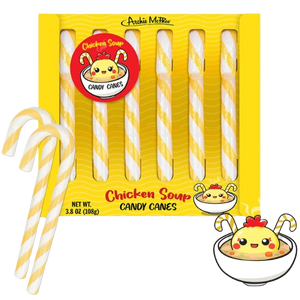 Archie McPhee Chicken Soup 6 Count Candy Cane 3.8 oz. Box - Discover www.allcitycandy.com for bulk candy, chocolates, gummies & seasonal sweets. Perfect for parties, gifts & everyday treats—shop your favorites now!