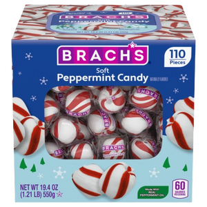 Brach's Soft Peppermint Candy 110 pieces 19.4 oz. Box - Discover www.allcitycandy.com for bulk candy, chocolates, gummies & seasonal sweets. Perfect for parties, gifts & everyday treats—shop your favorites now!