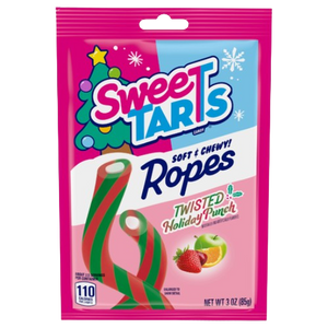 Sweetarts Twisted Holiday Punch Ropes 3 oz. Bag - Discover www.allcitycandy.com for bulk candy, chocolates, gummies & seasonal sweets. Perfect for parties, gifts & everyday treats—shop your favorites now!