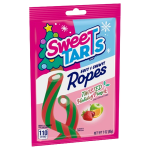 Sweetarts Twisted Holiday Punch Ropes 3 oz. Bag - Discover www.allcitycandy.com for bulk candy, chocolates, gummies & seasonal sweets. Perfect for parties, gifts & everyday treats—shop your favorites now!