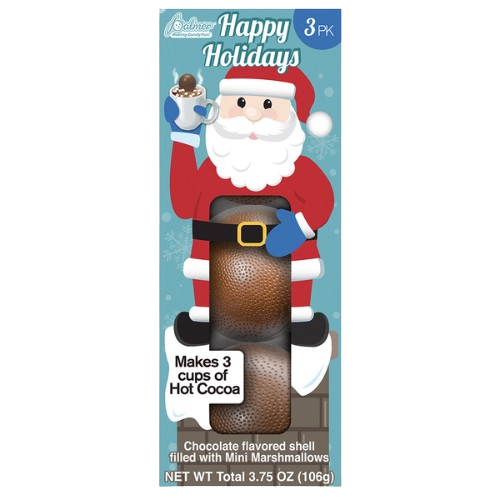 Palmer Hot Cocoa Santa 3 Count 3.75 oz. Box - Discover www.allcitycandy.com for bulk candy, chocolates, gummies & seasonal sweets. Perfect for parties, gifts & everyday treats—shop your favorites now!