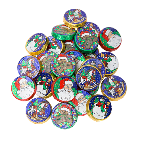 Palmer Double Crisp Christmas Disc 4.5 oz. Bag - Visit allcitycandy.com for sweet treats and great customer service. 