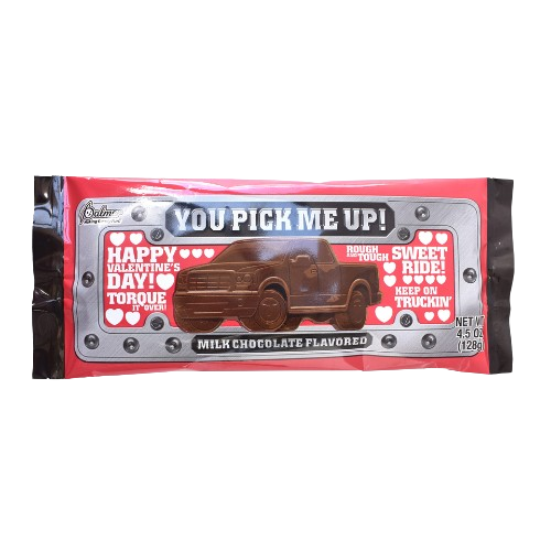 Palmer Valentine's Truck Lover 4.5 oz. Bar - Discover www.allcitycandy.com for bulk candy, chocolates, gummies & seasonal sweets. Perfect for parties, gifts & everyday treats—shop your favorites now!