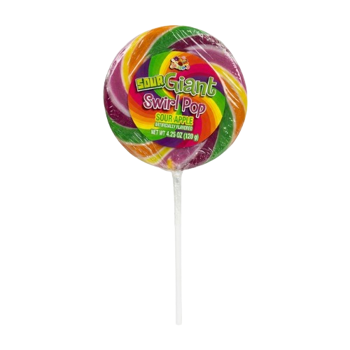 Albert's Giant Sour Swirl Pop 4.25 oz. - Discover www.allcitycandy.com for bulk candy, chocolates, gummies & seasonal sweets. Perfect for parties, gifts & everyday treats—shop your favorites now!