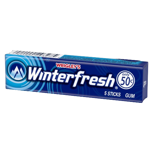Wrigley Winterfresh Gum (5 Stick Pack) - Discover www.allcitycandy.com for bulk candy, chocolates, gummies & seasonal sweets. Perfect for parties, gifts & everyday treats—shop your favorites now!