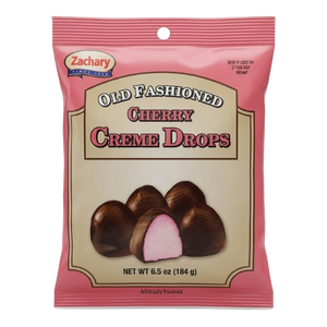 Zachary Old Fashioned Nostalgic Cherry Creme Drops 6.5 oz. Bag