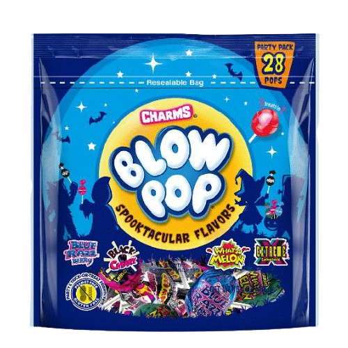 Blow Pop Halloween Spooktakular Flavors 28 Count 15.4 oz. Bag - Discover www.allcitycandy.com for bulk candy, chocolates, gummies & seasonal sweets. Perfect for parties, gifts & everyday treats—shop your favorites now!