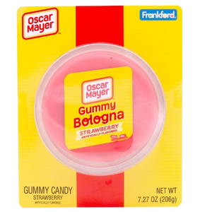 Frankford Oscar Mayer Gummy Bologna Slices 7.27 oz. - Visit www.allcitycandy.com for delicious treats and sweet candy! 