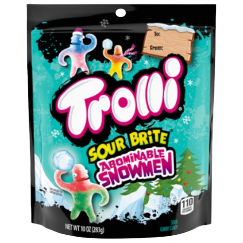 Trolli Sour Brite Abominable Snowmen 10 oz. Bag - Visit www.allcitycandy.com for great candy and delicious treats! 