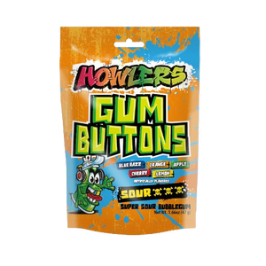 Albert's Howlers Sour Gum Buttons 1.66 oz. Bag