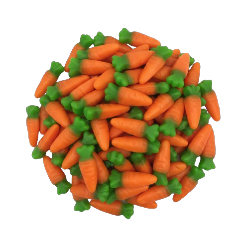 Vidal Gummi Carrots 4.4 lb. Bag - Visit www.allcitycandy.com for great candy and delicious treats! 