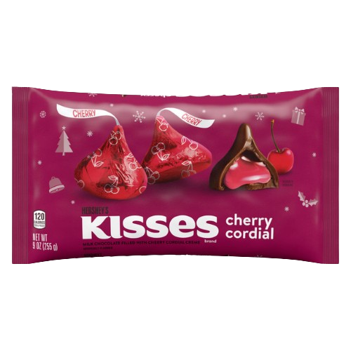 Hershey's Kisses Cherry Cordial 9 oz. Bag - Visit www.allcitycandy.com  for great candy and delicious treats! 