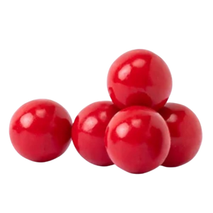 All City Candy 1" Red Gumballs Cherry 3 lb. Bulk Bag - Visit www.allcitycandy.com for great candy and delicious treats! 