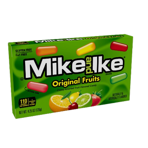Mike and Ike Original Fruits 4.25 oz. Theater Box - Visit www.allcitycandy.com for fresh candy and great service.