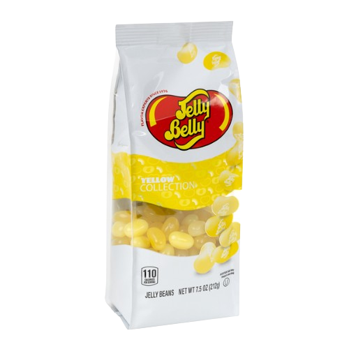 Jelly Belly Yellow Collection Jelly Beans 7.5 oz. Bag - Visit www.allcitycandy.com for great candy and delicious treats! 