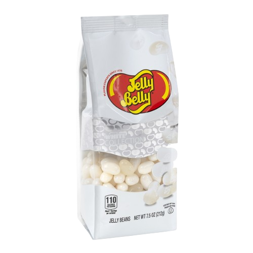 Jelly Belly White Collection Jelly Beans 7.5 oz. Bag - Visit www.allcitycandy.com for great candy and delicious treats! 