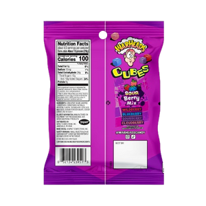 Warheads Sour Berry Mix Cubes 4.5 oz. Bag - Visit www.allcitycandy.com for great candy and delicious treats.