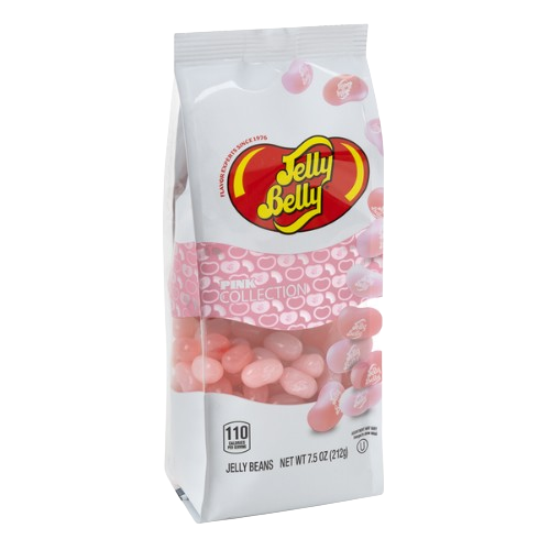 Jelly Belly Pink Collection Jelly Beans 7.5 oz. Gift Bag - Visit www.allcitycandy.com for great candy and delicious treats! 