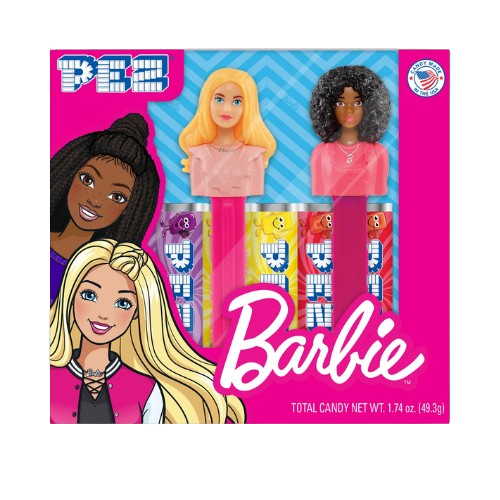 PEZ - Barbie Twin Pack 1.74 oz. - Visit www.allcitycandy.com for delicious treats and sweet candy! 