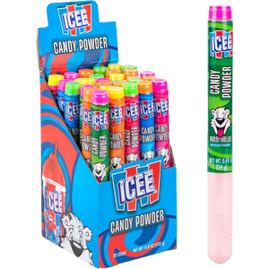 ICEE Sour Tubes Powder Candy 0.49 oz. - For fresh candy and great service visit www.allcitycandy.com